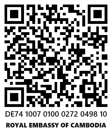 QR code for bank transfer